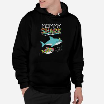 Family Shark Outfit Autism Puzzle Hoodie | Crazezy UK