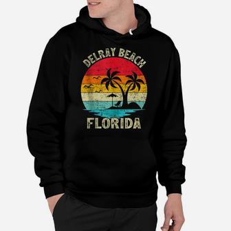 Family Vacation Vintage Retro Florida Delray Beach Hoodie | Crazezy AU