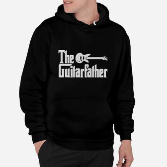 Fathers Day The Guitarfather Musician Guitarist Hoodie | Crazezy