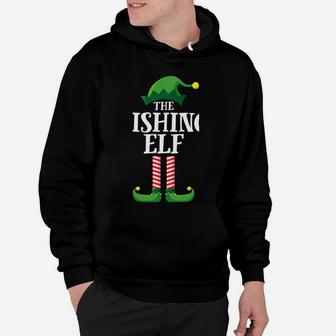 Fishing Elf Matching Family Group Christmas Party Pajama Hoodie | Crazezy AU