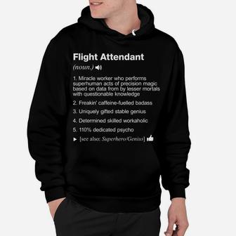 Flight Attendant Job Definition Meaning Funny Hoodie | Crazezy