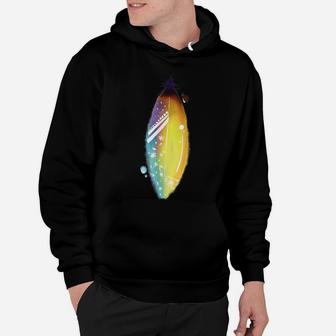 Floral Feather For Spring & Summer - Surf Beach Graphic Hoodie | Crazezy