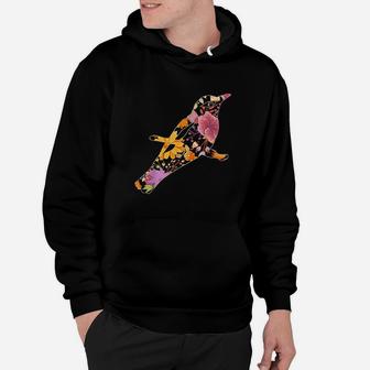 Floral Flower Oriole Lover Hoodie | Crazezy