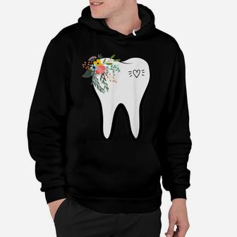 Flower Tooth Dentist Dental Hygienist Oral Hygiene Assistant Hoodie | Crazezy CA