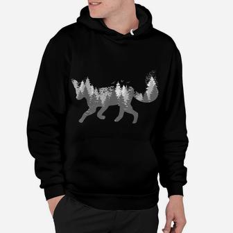 Fox Forest Nature Outdoor Hiking Camping Hunting Gift Hoodie | Crazezy UK