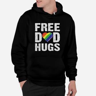 Free Dad Hugs Rainbow Hoodie | Crazezy CA