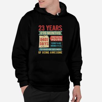 Funny 23 Years Old 276 Months 23Rd Birthday Gift Ideas Hoodie | Crazezy