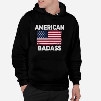Funny 4Th Of July Gift American Badas Patriotic America Hoodie | Crazezy CA