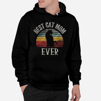 Funny Best Cat Mom Ever Cats Mom Lovers Hoodie | Crazezy UK