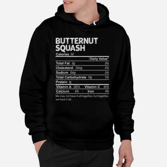 Funny Butternut Squash Nutrition Facts Thanksgiving Food Hoodie | Crazezy AU