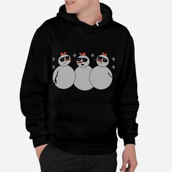 Funny Chilling With My Snowmies Ugly Sweater Christmas Sweatshirt Hoodie | Crazezy DE