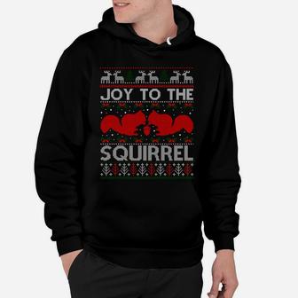 Funny Christmas Squirrel Ugly Xmas Sweater Sweatshirt Hoodie | Crazezy UK