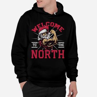Funny Christmas Weightlifting Workout North Swole Hoodie | Crazezy AU