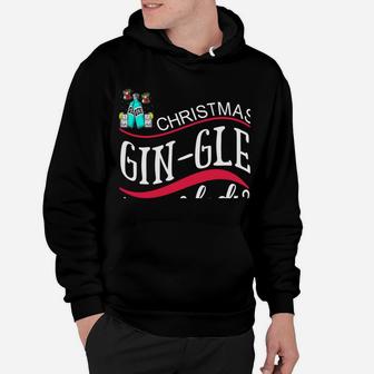 Funny Christmas Xmas Gin-Gle Lady Yuletide Holiday Season Sweatshirt Hoodie | Crazezy UK