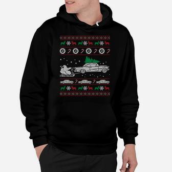 Funny Classic Car Ugly Christmas Sweater Xmas Gift Sweatshirt Hoodie | Crazezy