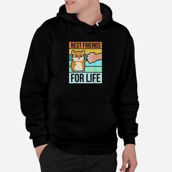 Funny Cute Hamster Gifts Face Best Friends For Life Hoodie | Crazezy DE