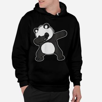 Funny Dabbing Panda Dab Dance Cool Panda Lover Gift Hoodie | Crazezy