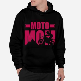 Funny Dirt Bike Motocross Supercross - Moto Mom Sweatshirt Hoodie | Crazezy CA