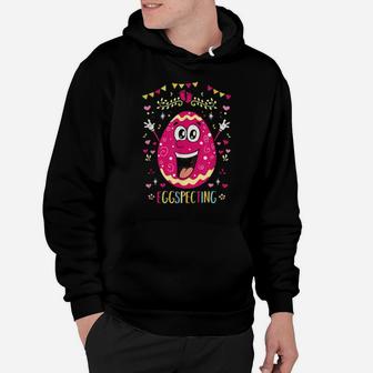 Funny Easter Pregnancy Announcement Cute Eggspecting Hoodie - Monsterry CA