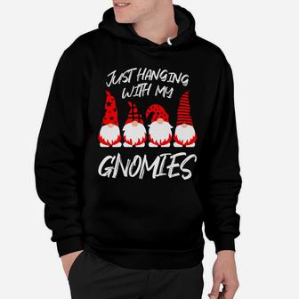 Funny Elves Christmas Gnomies Matching Family Pajama Costume Hoodie | Crazezy