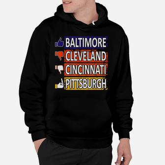 Funny Football Fan Of Baltimore City Hoodie | Crazezy UK