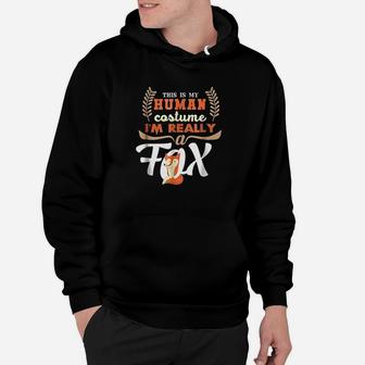 Funny Fox My Human Hoodie | Crazezy CA