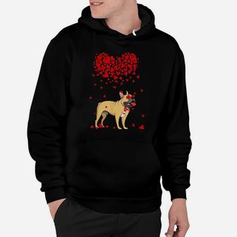 Funny French Bulldog Outfit Dog Valentine Hoodie - Monsterry DE