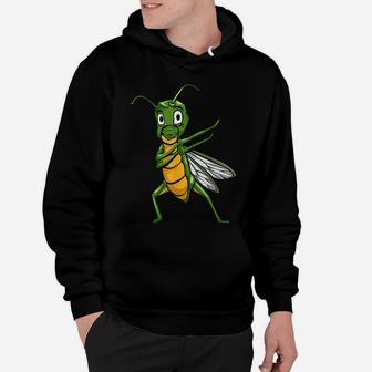 Funny Grashopper Dabbing Hopper Insect Lover Men Women Kids Hoodie | Crazezy UK