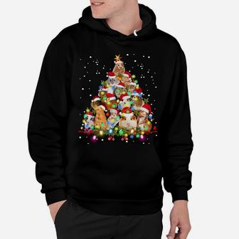 Funny Guinea Pig Christmas Tree Ornament Decor Gift Cute Sweatshirt Hoodie | Crazezy DE