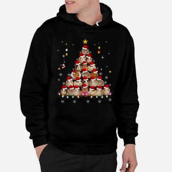 Funny Guinea Pig Lover Christmas Tree Shirt Ornament Gift Hoodie | Crazezy