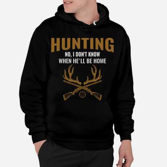 Funny Hunter Hunting Husband Wife Apparel Christmas Gift Hoodie | Crazezy