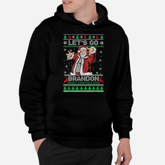 Funny Lets Go Bandon Santa Claus Christmas Xmas Ugly Sweater Sweatshirt Hoodie | Crazezy