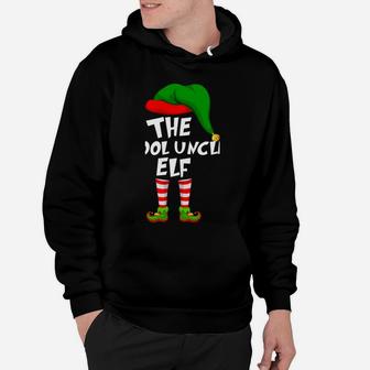 Funny Matching Family Christmas The Cool Uncle Elf Hoodie | Crazezy