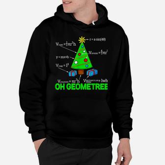 Funny Math Geometry Christmas Tree Geometree Teacher Hoodie | Crazezy CA