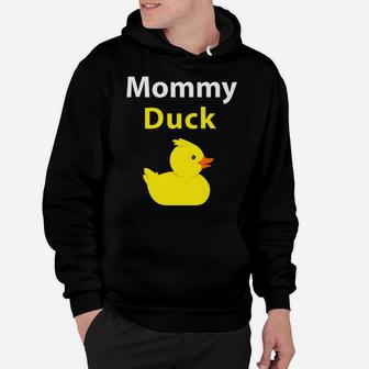 Funny Mommy Duck Rubber Duck Mom Hoodie | Crazezy UK