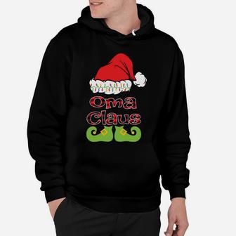 Funny Santa Oma Claus Christmas Matching Family Sweatshirt Hoodie | Crazezy