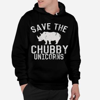 Funny Save The Chubby Unicorns Fat Rhino Vintage Hoodie | Crazezy CA