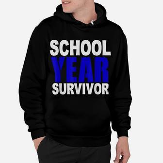 Funny School Year Survivor Shirt Teacher Kids Graduation Hoodie | Crazezy AU