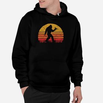 Funny Shaka Aloha Bigfoot Surfer Believe Dude Hoodie - Thegiftio UK