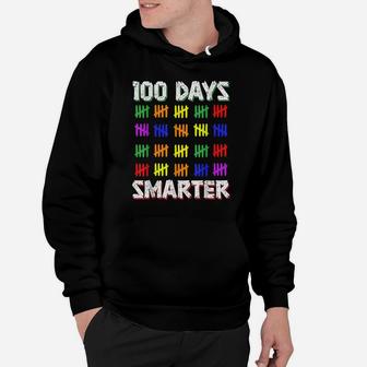 Funny Students Kids 100 Days Smarter 100 Days Of School Hoodie | Crazezy AU