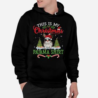 Funny This Is My Christmas Pajama Shirt Rabbit Xmas Gifts Hoodie | Crazezy