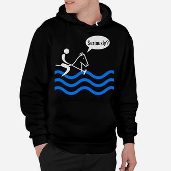 Funny Water Polo Horse Playing Water Polo Hoodie | Crazezy AU