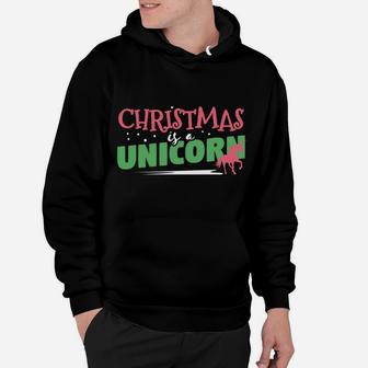 Funny Xmas Costume All I Want Is A Unicorn Sweatshirt Sweatshirt Hoodie | Crazezy