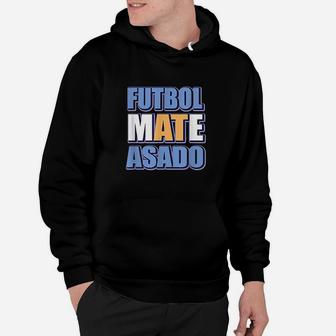 Futbol Mate Asado Funny Vintage Argentina Hoodie | Crazezy