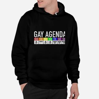 Gay Agenda Gay Pride Hoodie | Crazezy