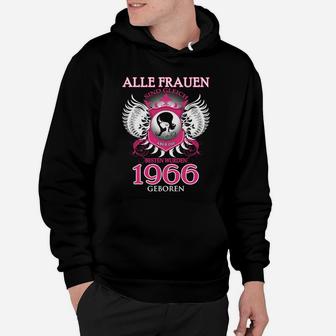 Geburtstag Hoodie Frauen 1966, Beste Jahrgang mit Flügel-Design - Seseable