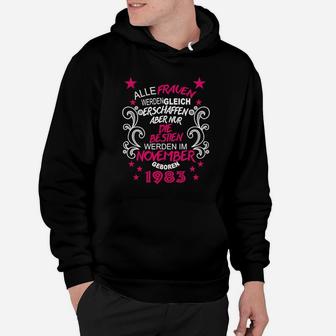 Geburtstags-Hoodie Frauen November 1983, Retro Design Hoodie - Seseable