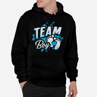 Gender Reveal Team Boy Baby Shower Party Gift Pink Blue Day Hoodie | Crazezy CA