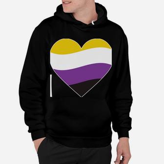 Genderfluid 'Love' | Agender Gift For Non-Binary Pride Flag Hoodie | Crazezy DE