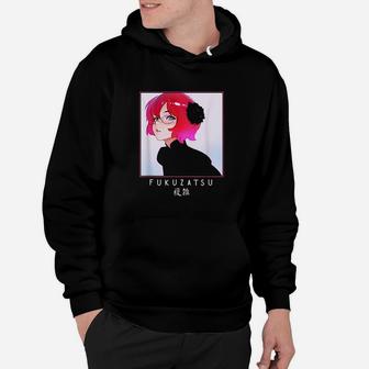 Girl Japanese Aesthetic Otaku Gift Hoodie - Thegiftio